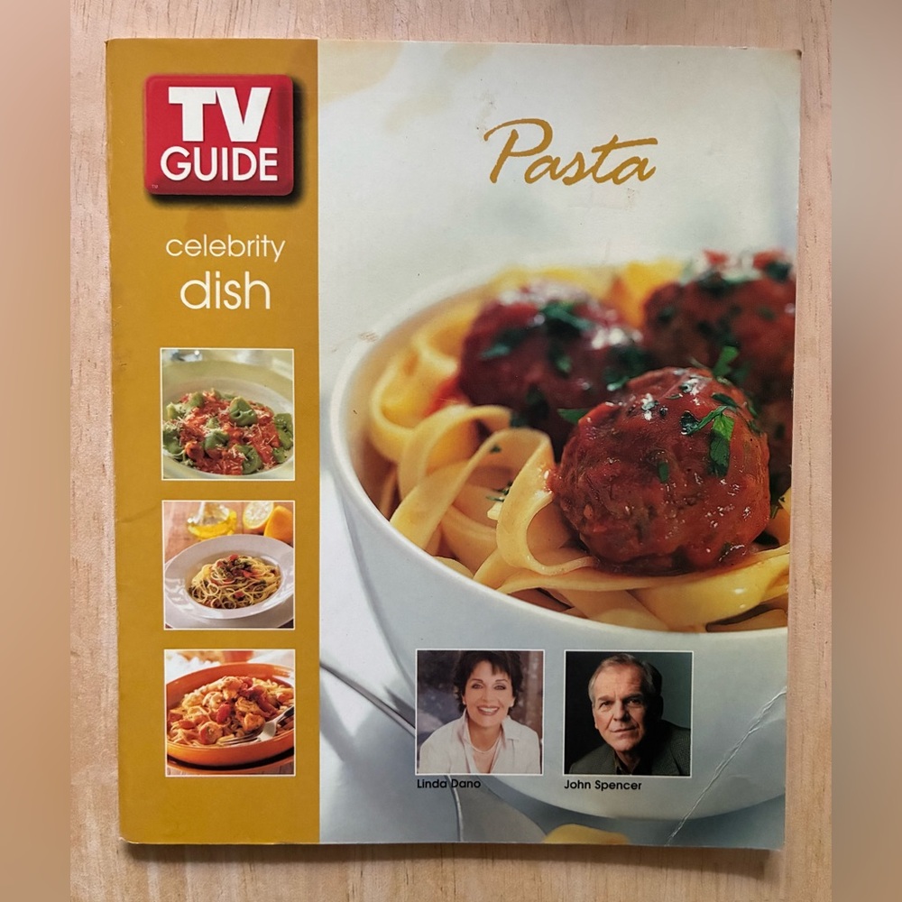 TV Guide 2004 Pasta Plus Two Celebrity Dish Recipes Paperback